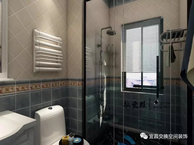淋浴區與活動區域用透明玻璃門分隔，方便清理衛生、減少細菌滋長，簡約的裝扮讓我們的衛生間打造的如此的清潔，充滿現代化的空間設計，一切都以實用性為主。